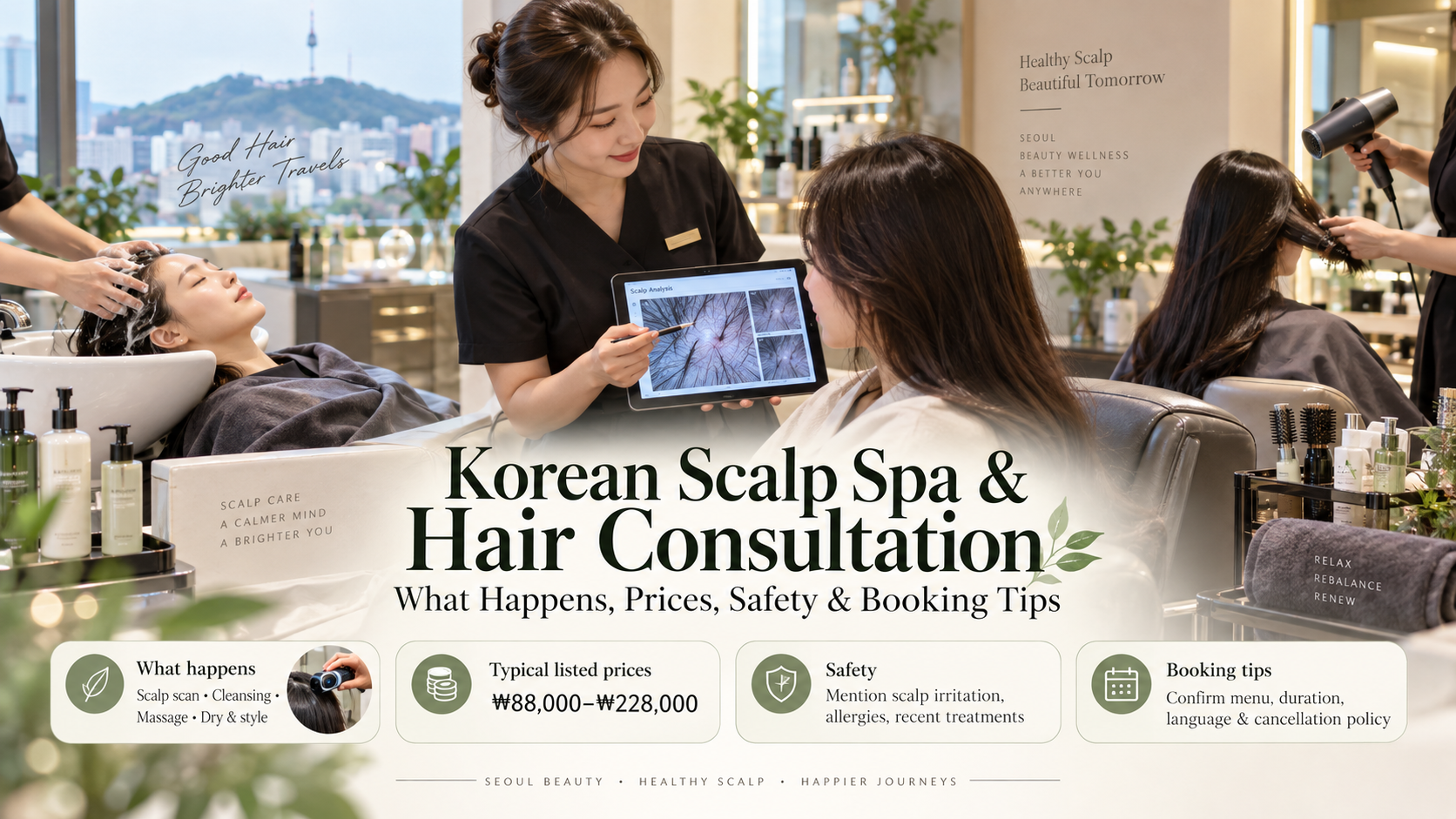 Korean Scalp Spa & Hair Consultation: What Happens, Prices, Safety & Booking Tips