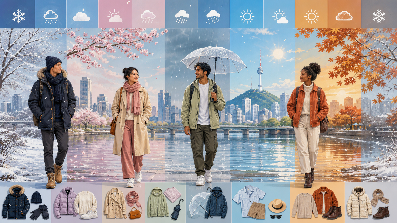 Korea Weather Month by Month: What to Wear from January to December