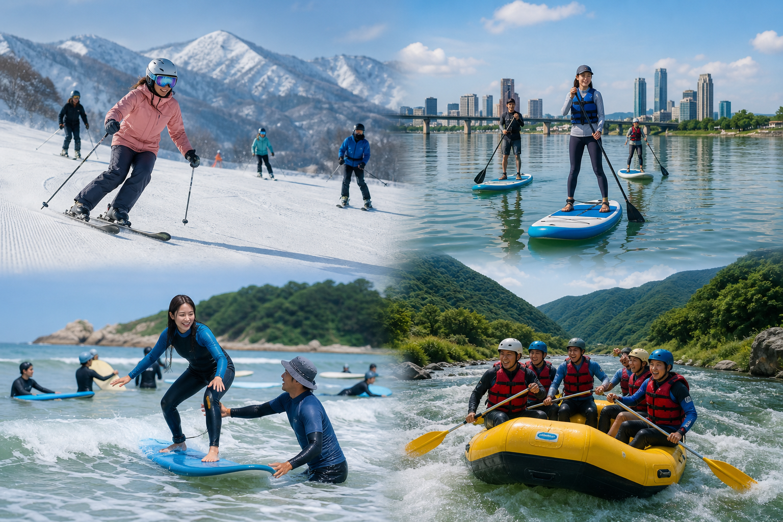 Korea by Season: Skiing, Surfing and Water Adventures for First-Time Visitors
