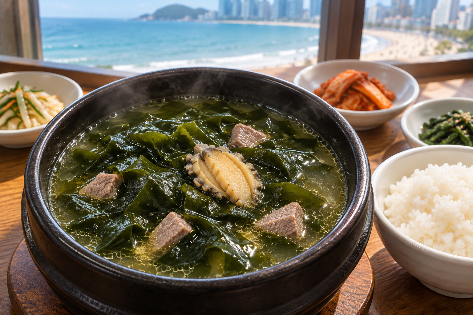 Miyeokguk Korean seasonal food