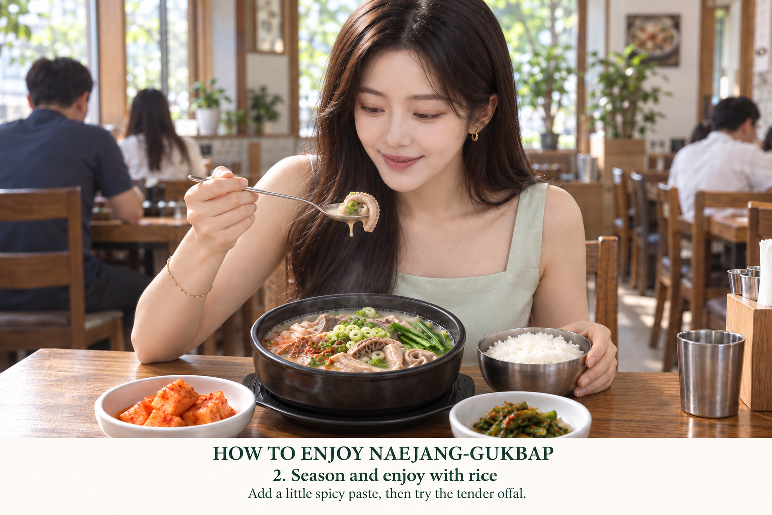 How to enjoy Naejang Gukbap, step 2