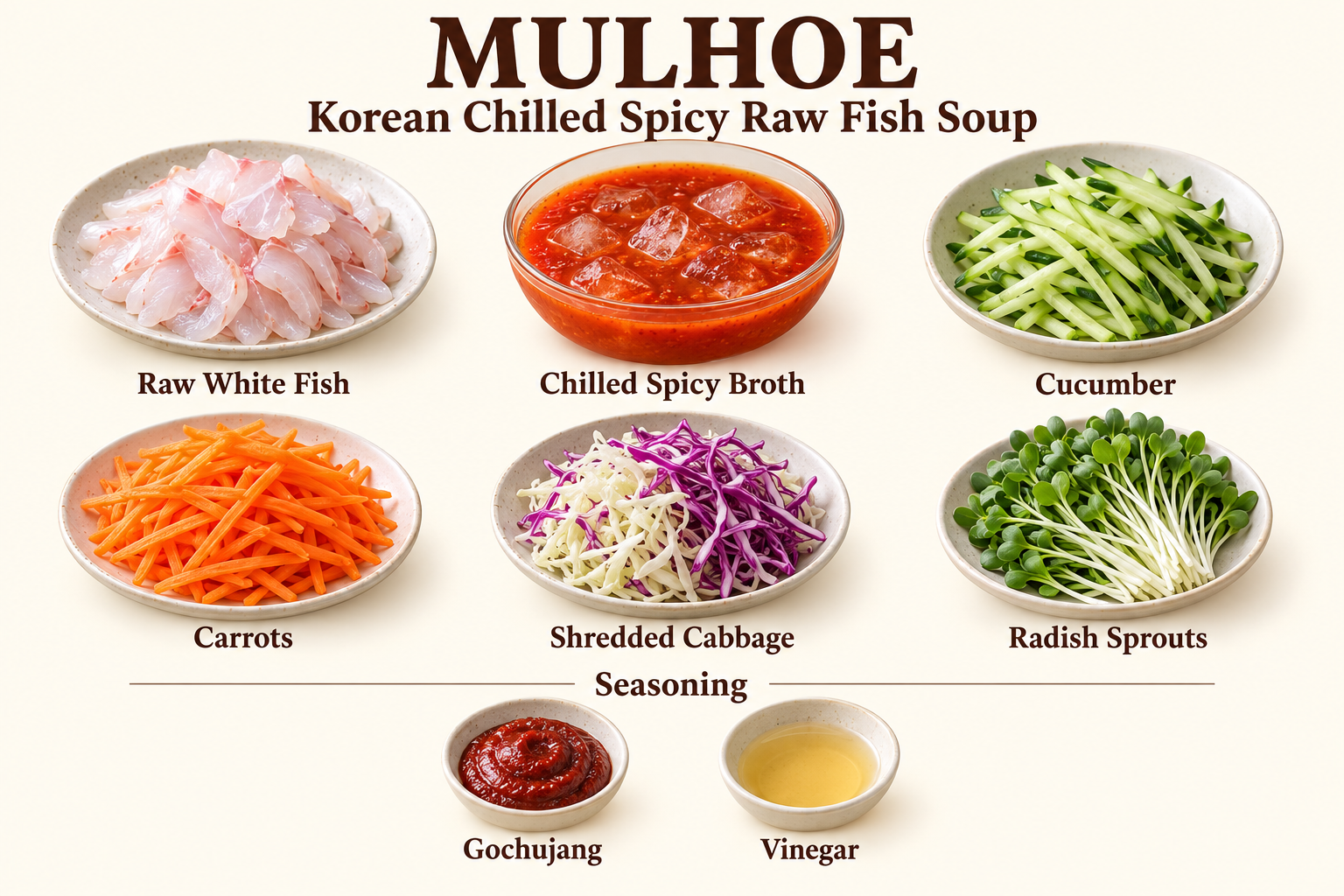 Main ingredients for Mulhoe