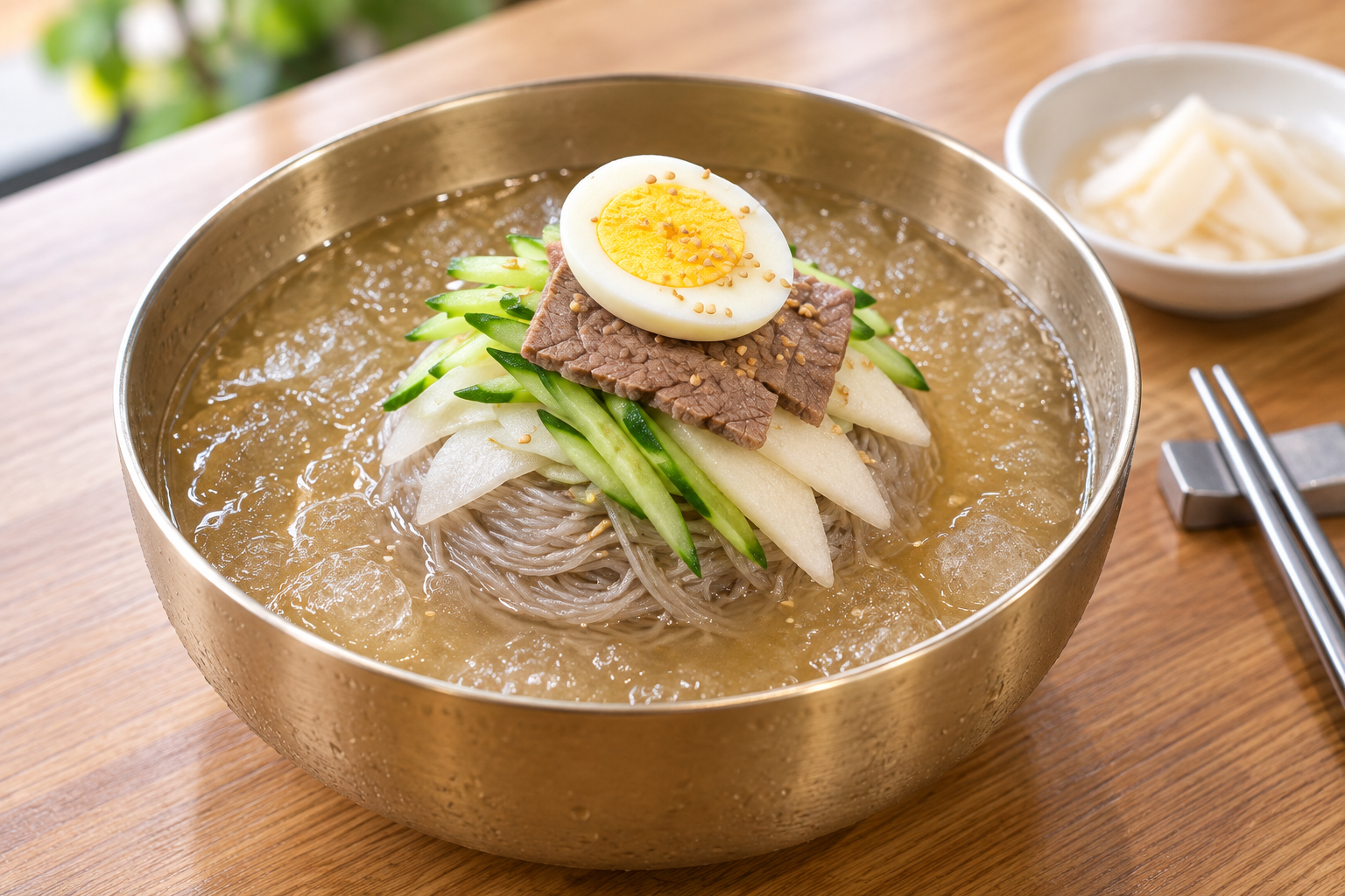 Mul Naengmyeon Korean seasonal food