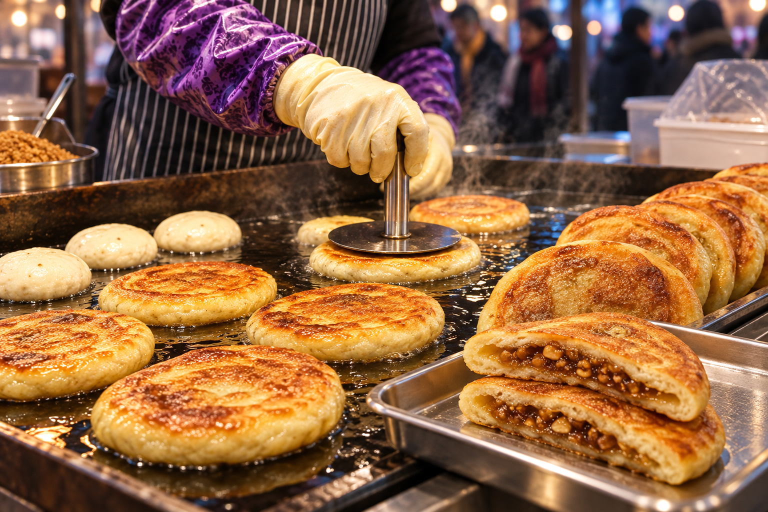 Hotteok Korean street food