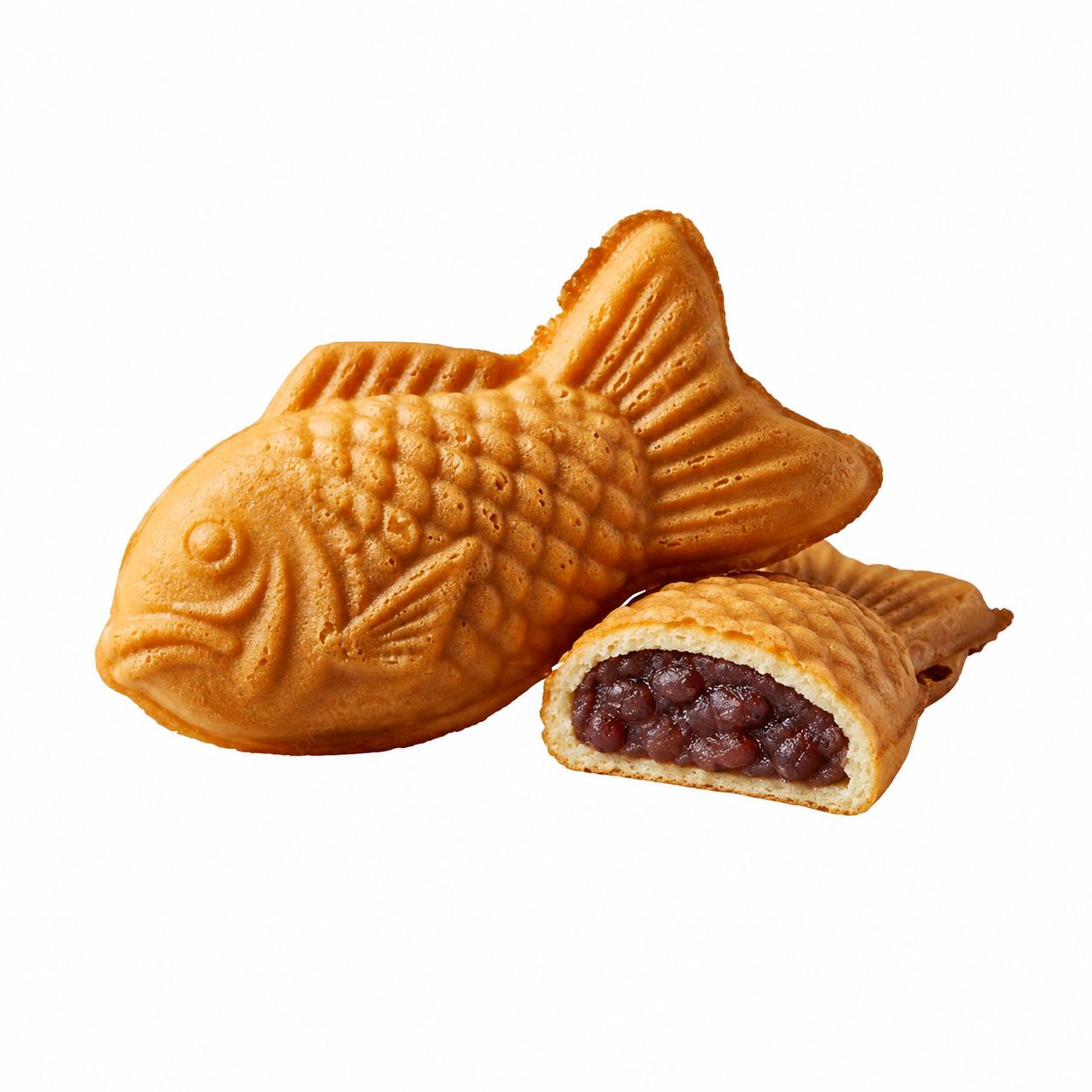 Red-bean bungeoppang filling