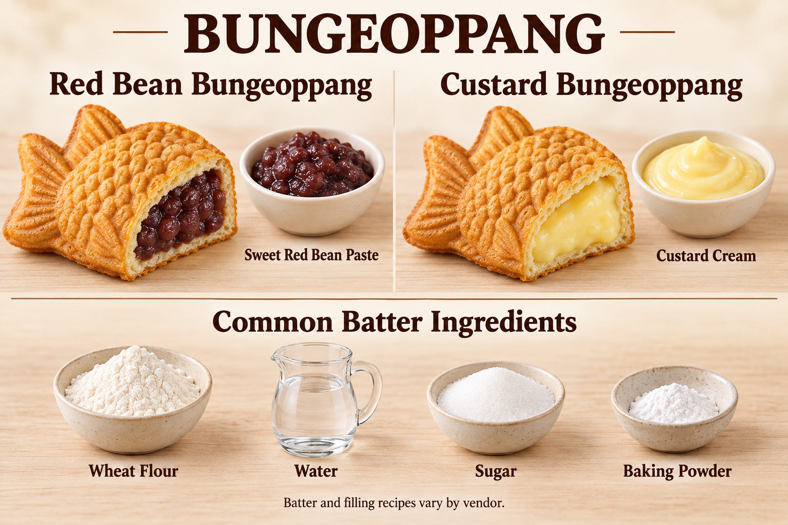 Bungeoppang main ingredients guide