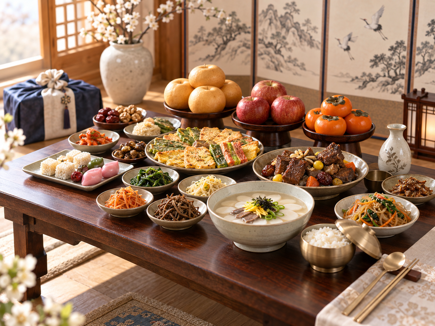 설날 상차림